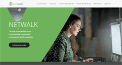 Desktop Screenshot of netwalk.net.br